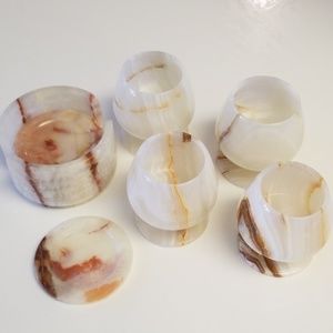 Stone cups and coasters